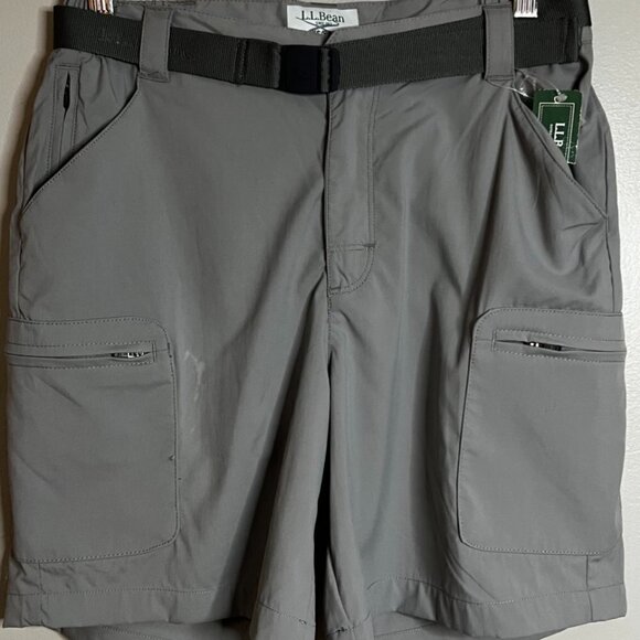 LL Bean Women's Tropicwear Shorts, 7" Inseam in Frost Gray Color Size XS - Picture 1 of 5